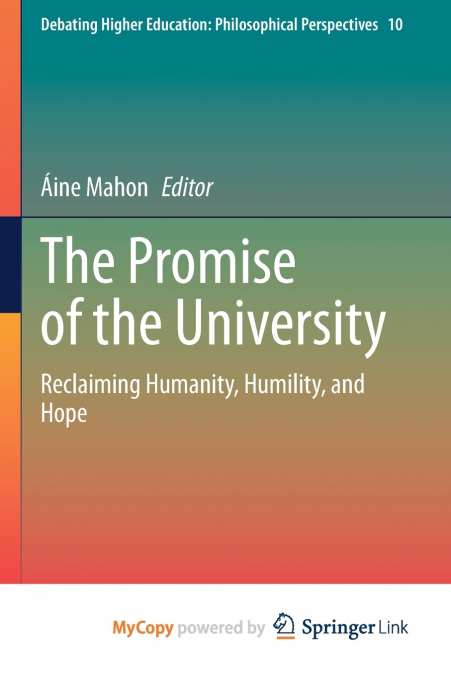 The Promise of the University