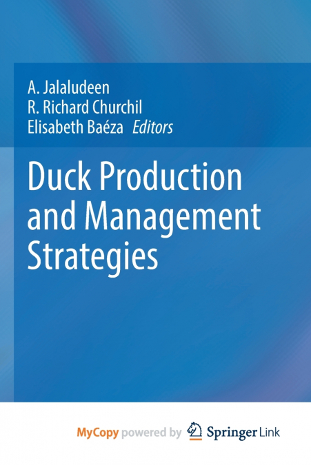Duck Production and Management Strategies