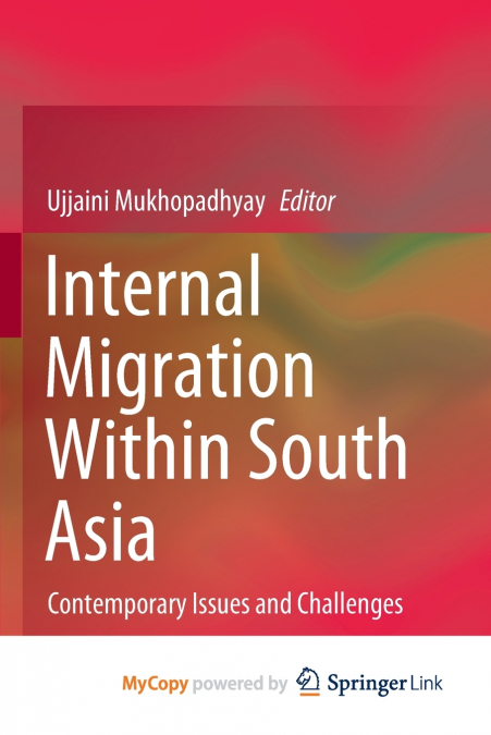 Internal Migration Within South Asia