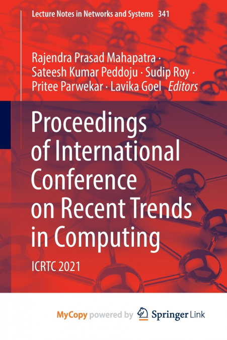 Proceedings of International Conference on Recent Trends in Computing