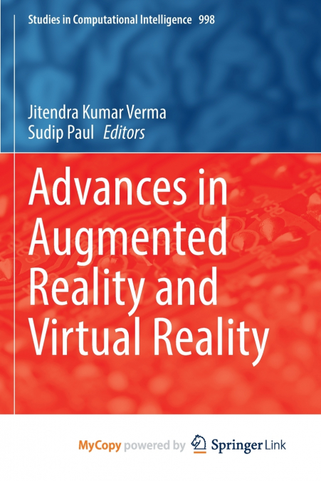 Advances in Augmented Reality and Virtual Reality
