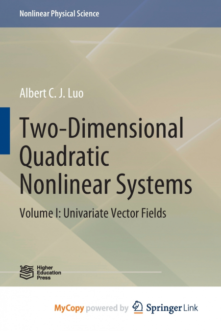 Two-Dimensional Quadratic Nonlinear Systems