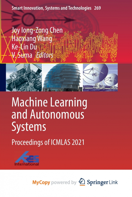 Machine Learning and Autonomous Systems