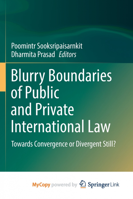 Blurry Boundaries of Public and Private International Law