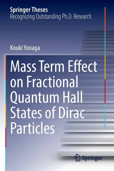 Mass Term Effect on Fractional Quantum Hall States of Dirac Particles