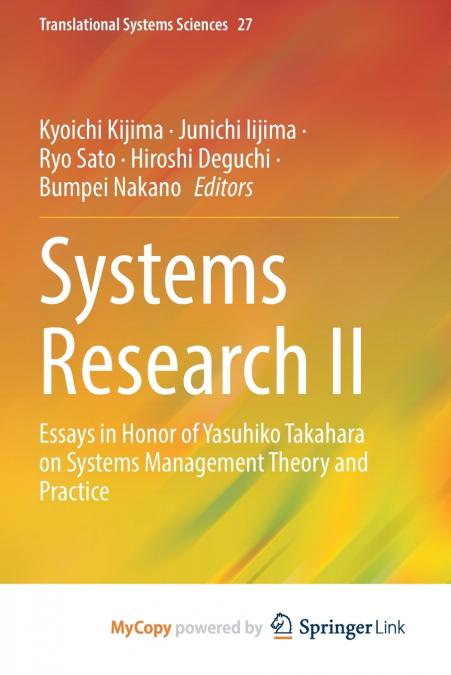 Systems Research II
