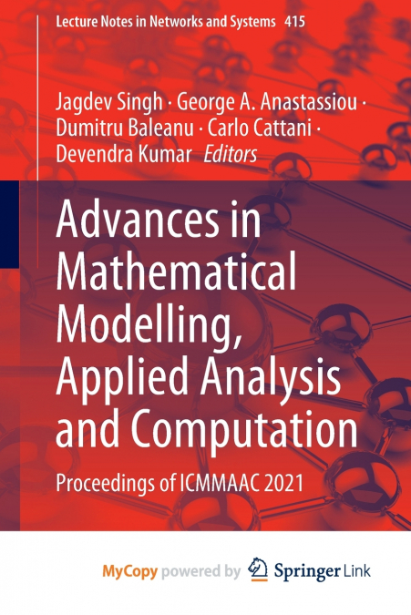 Advances in Mathematical Modelling, Applied Analysis and Computation