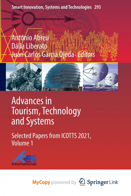 Advances in Tourism, Technology and Systems