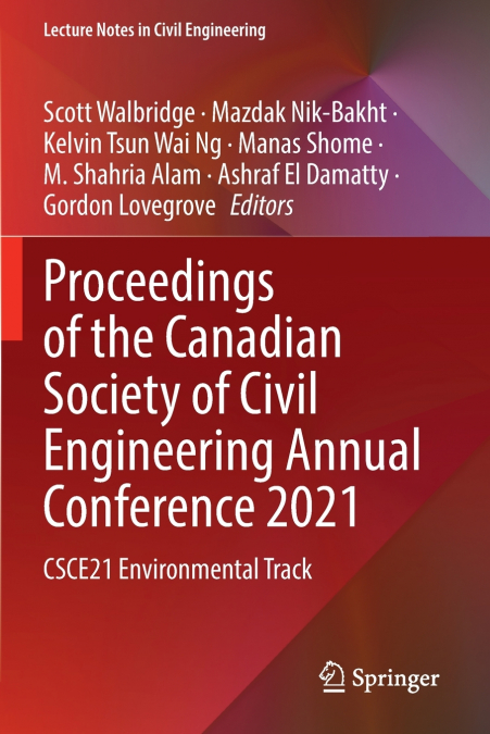 Proceedings of the Canadian Society of Civil Engineering Annual Conference 2021