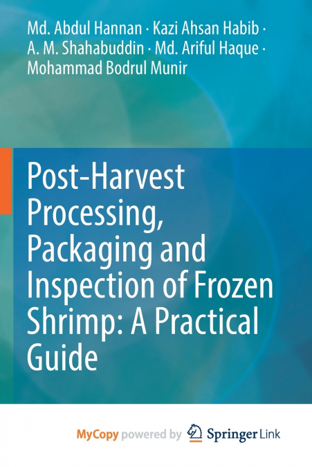 Post-Harvest Processing, Packaging and Inspection of Frozen Shrimp