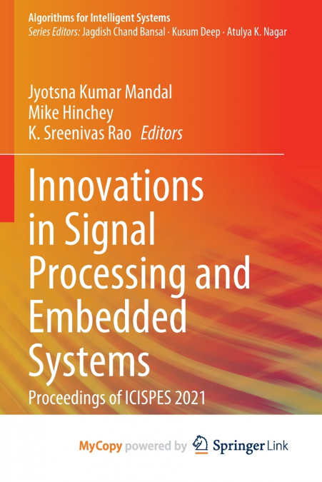 Innovations in Signal Processing and Embedded Systems
