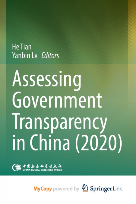 Assessing Government Transparency in China (2020)