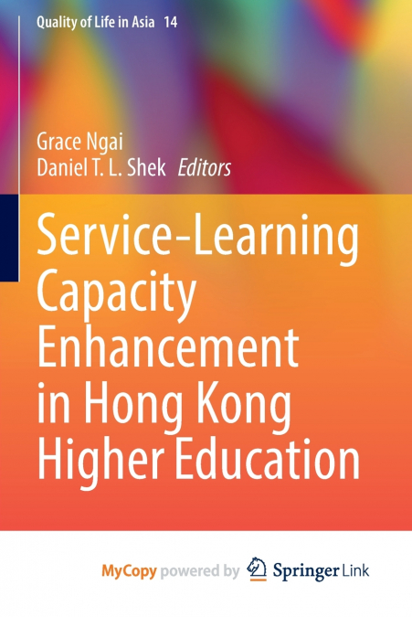 Service-Learning Capacity Enhancement in Hong Kong Higher Education