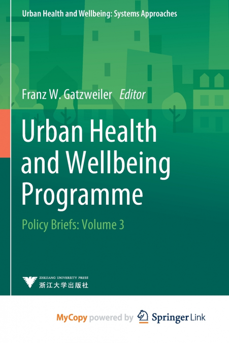 Urban Health and Wellbeing Programme