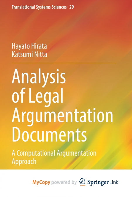 Analysis of Legal Argumentation Documents