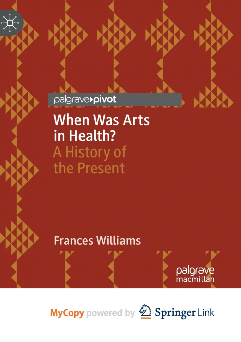When Was Arts in Health?