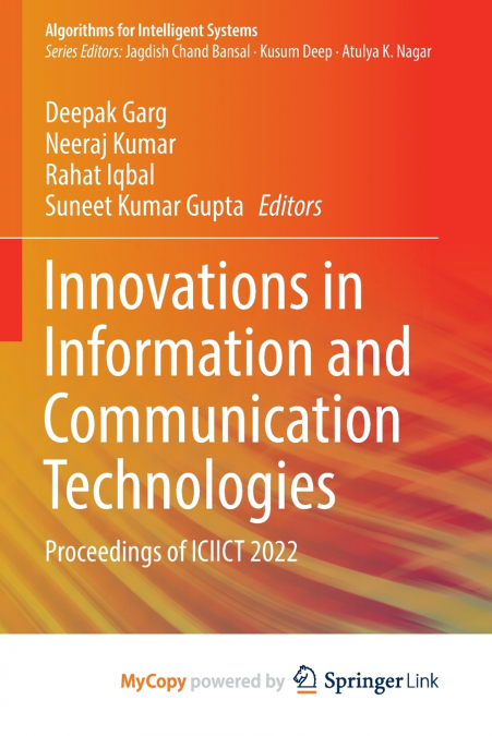 Innovations in Information and Communication Technologies