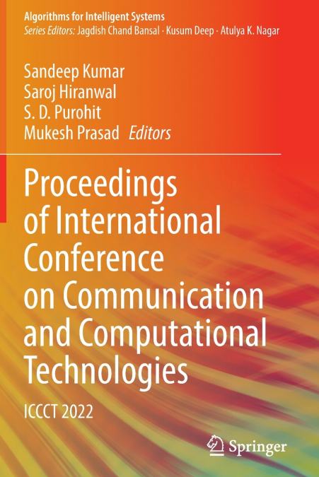 Proceedings of International Conference on Communication and Computational Technologies