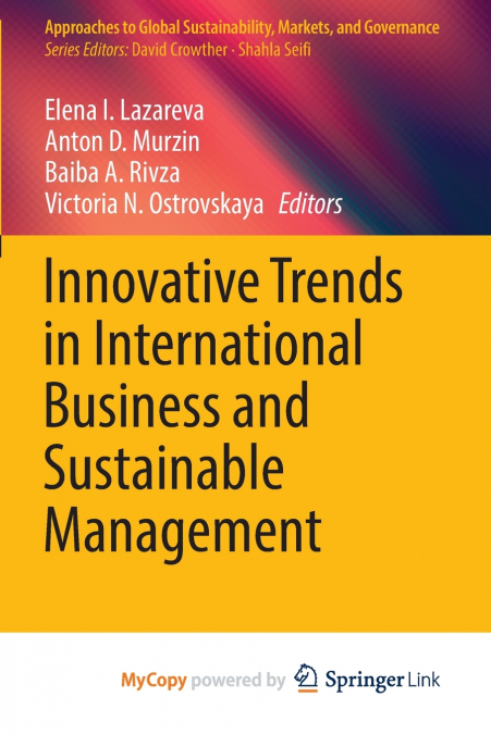 Innovative Trends in International Business and Sustainable Management