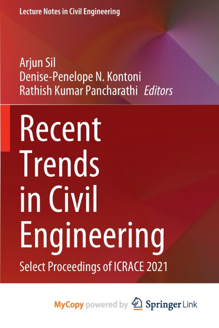 Recent Trends in Civil Engineering