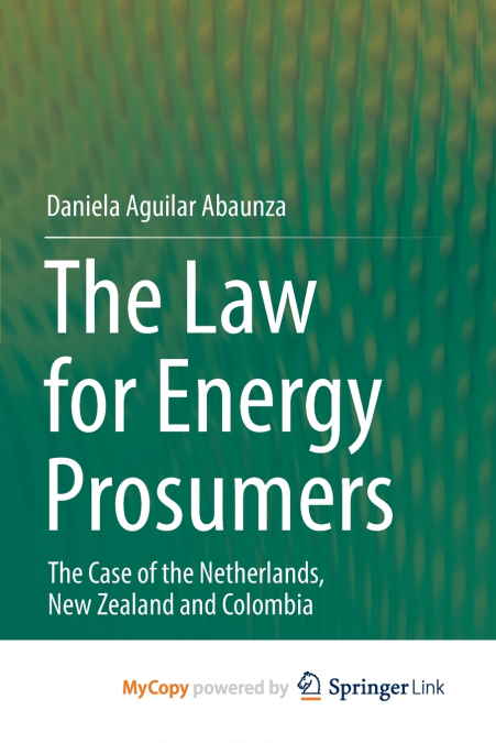 The Law for Energy Prosumers