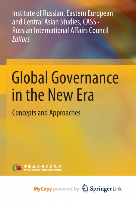 Global Governance in the New Era