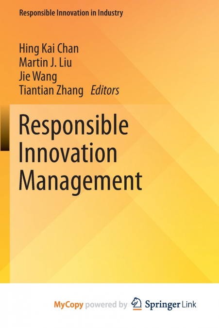 Responsible Innovation Management