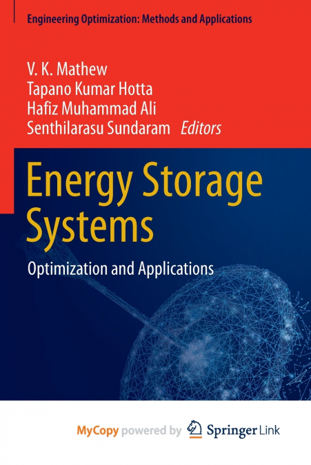 Energy Storage Systems