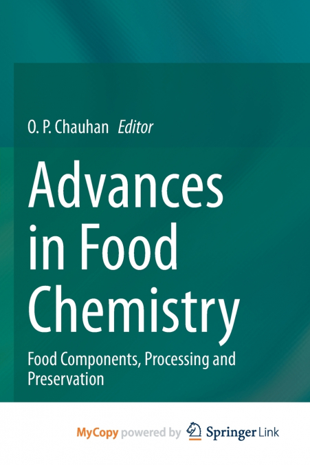 Advances in Food Chemistry