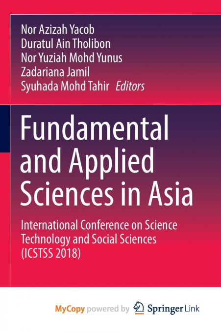 Fundamental and Applied Sciences in Asia
