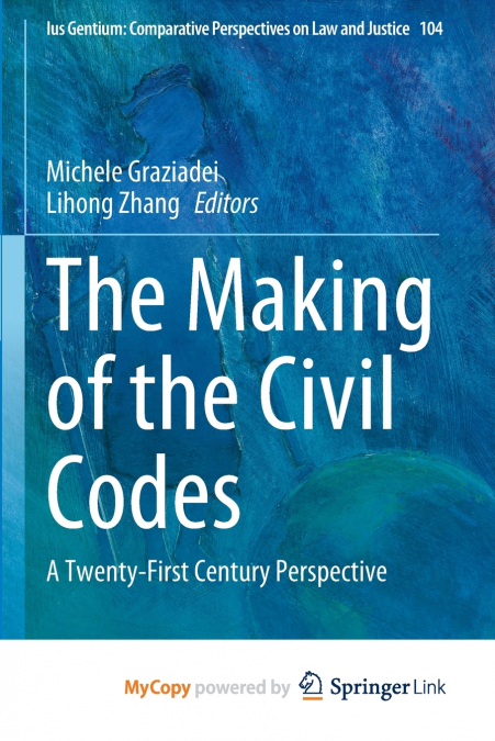 The Making of the Civil Codes
