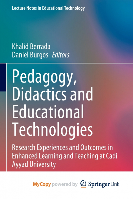 Pedagogy, Didactics and Educational Technologies