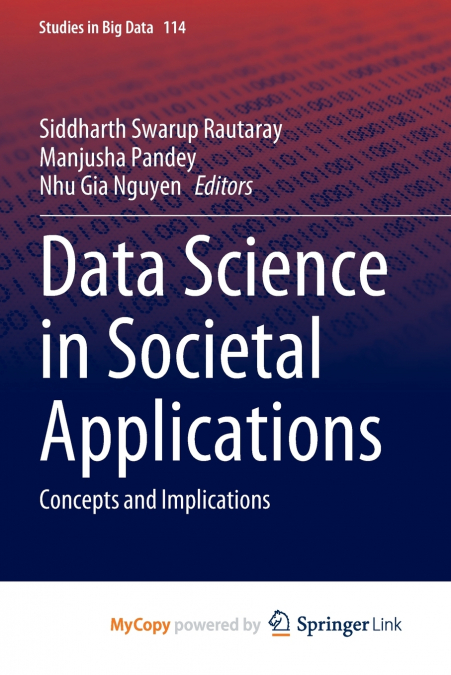 Data Science in Societal Applications