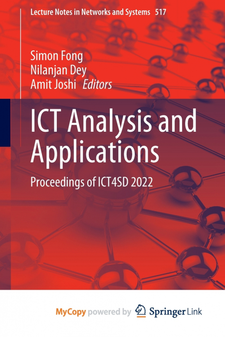 ICT Analysis and Applications