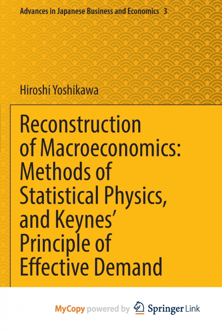 Reconstruction of Macroeconomics