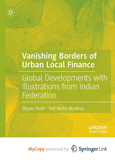 Vanishing Borders of Urban Local Finance