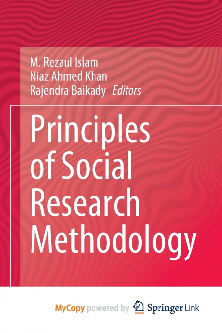 Principles of Social Research Methodology