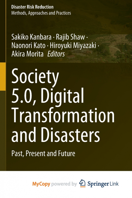 Society 5.0, Digital Transformation and Disasters