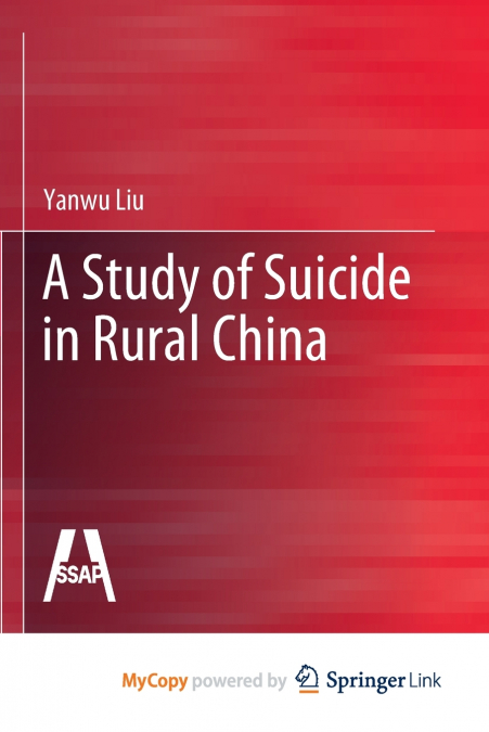 A Study of Suicide in Rural China
