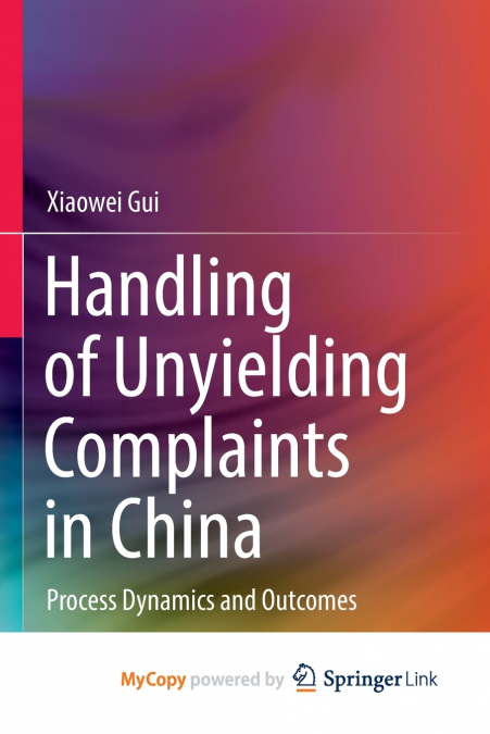 Handling of Unyielding Complaints in China