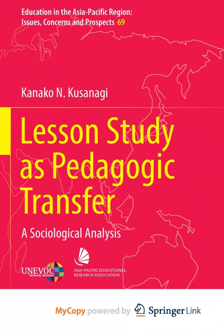Lesson Study as Pedagogic Transfer