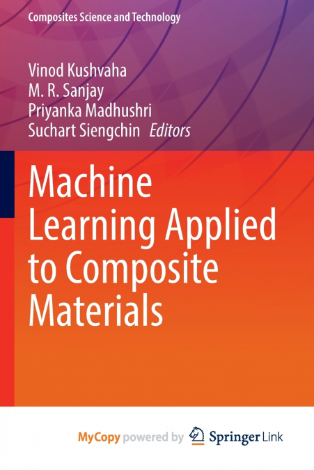 Machine Learning Applied to Composite Materials