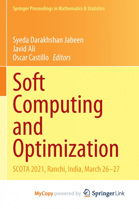 Soft Computing and Optimization
