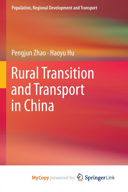 Rural Transition and Transport in China