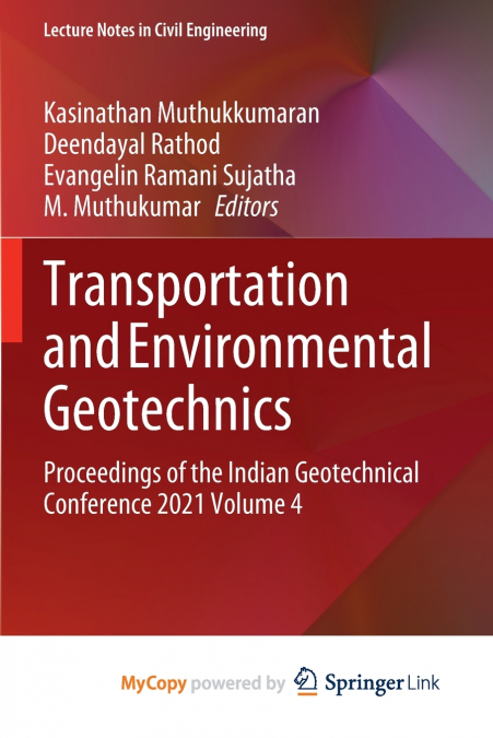 Transportation and Environmental Geotechnics