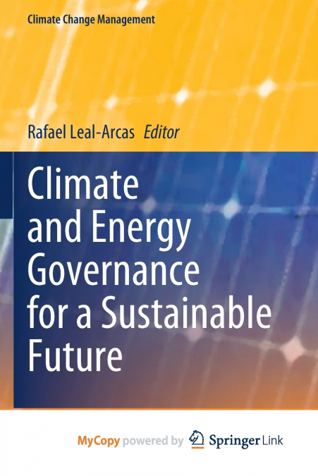 Climate and Energy Governance for a Sustainable Future