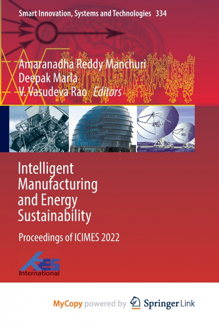 Intelligent Manufacturing and Energy Sustainability