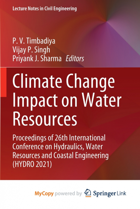Climate Change Impact on Water Resources