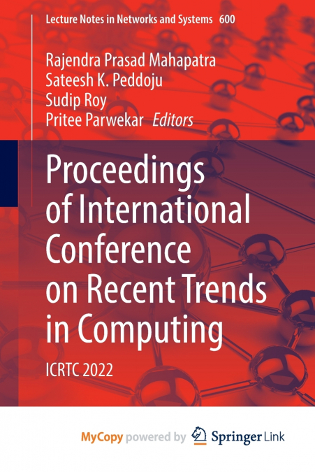 Proceedings of International Conference on Recent Trends in Computing
