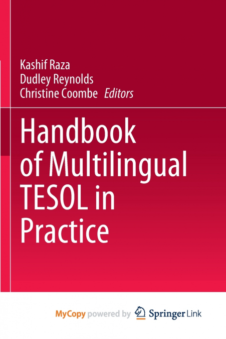 Handbook of Multilingual TESOL in Practice